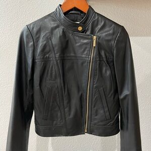 MICHAEL Michael Kors Black Jacket with Gold Details